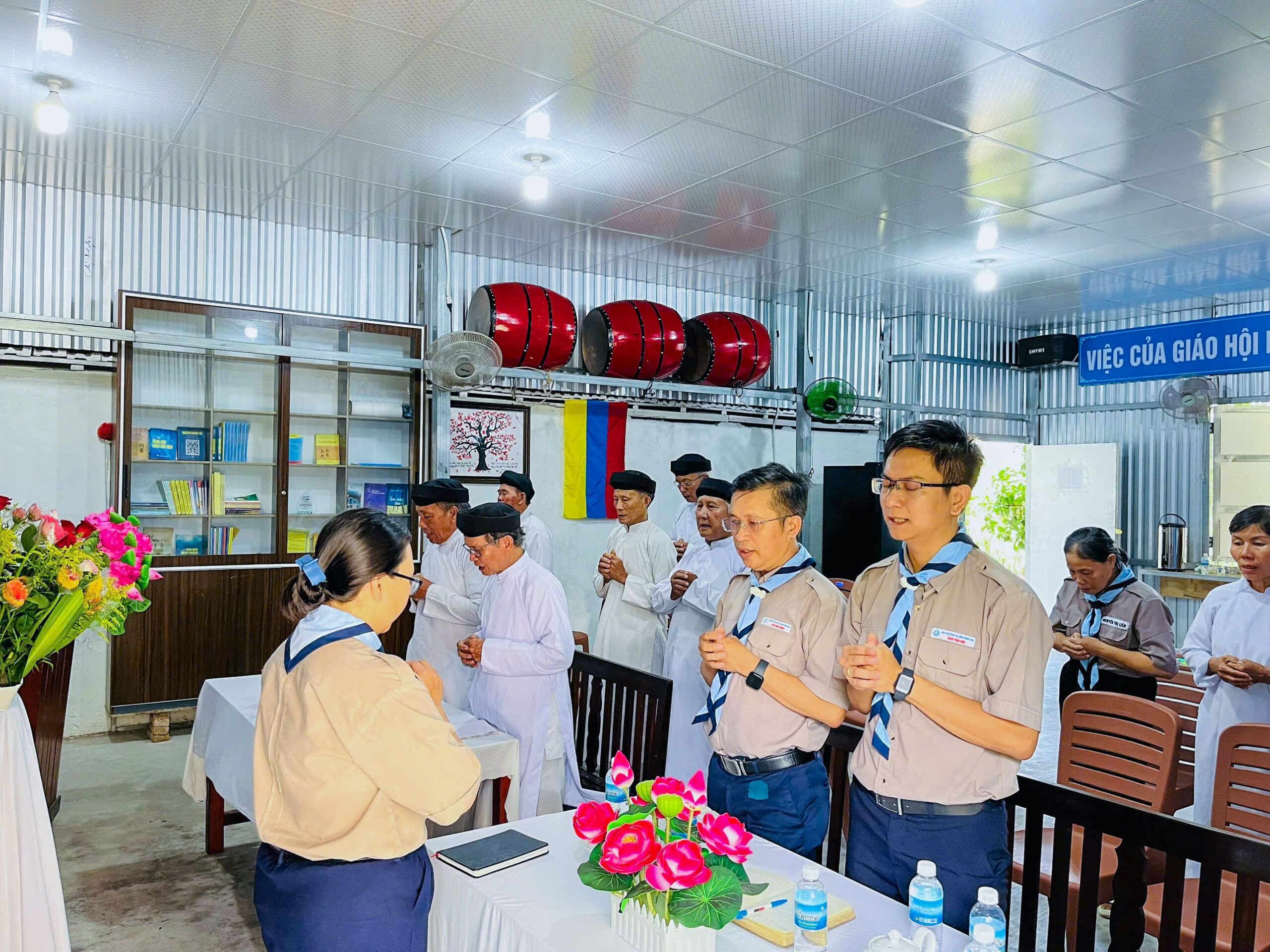 Ban Phụ trách thăm gặp và trao đổi sinh hoạt tu học Gia đình Hưng Đạo tại các Họ đạo Trung Liên Châu, Trung Dương, Trung Chính, Trung Hiệp và Trung Thọ – ảnh 8